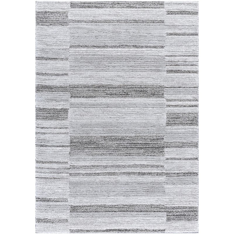 Livabliss Delight Shag Global Stripe Area Rug