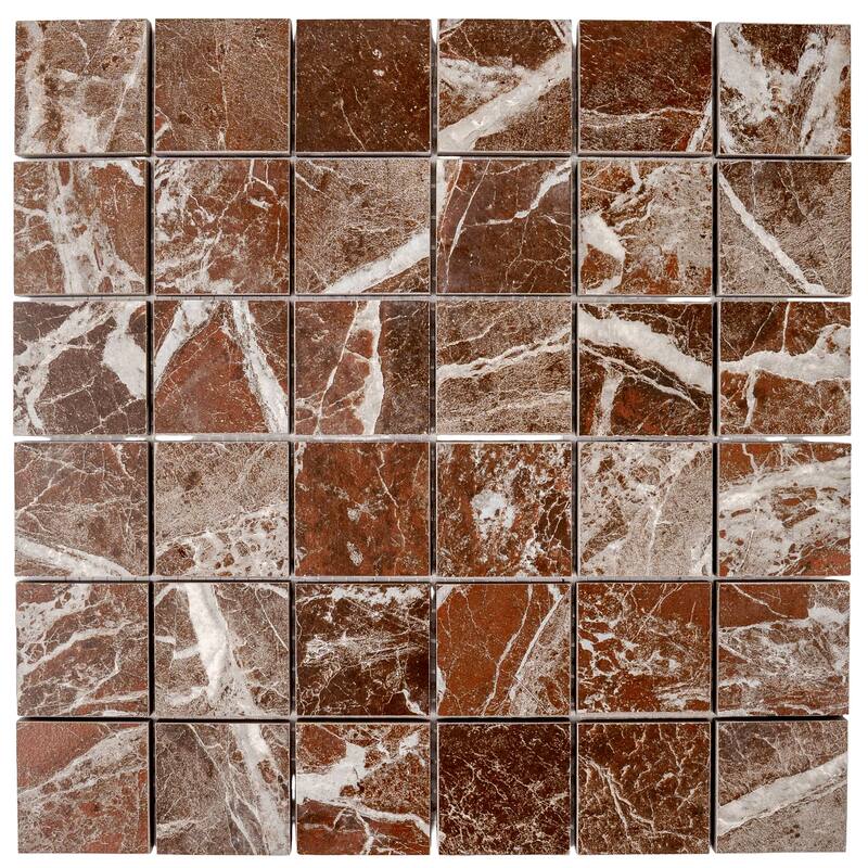 Regalia 12x12 in. Matte Gres Porcelain Uniform Square Mosaic Wall and Floor Tile (5.82 sq ft/case, 6-Pack)