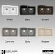 preview thumbnail 48 of 64, Karran Undermount Quartz 33 in. 50/50 Double Bowl Kitchen Sink Kit
