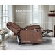 preview thumbnail 24 of 50, Modern 3-Piece Manual Reclining Living Room Sofa Set with Dropdown Table and Console