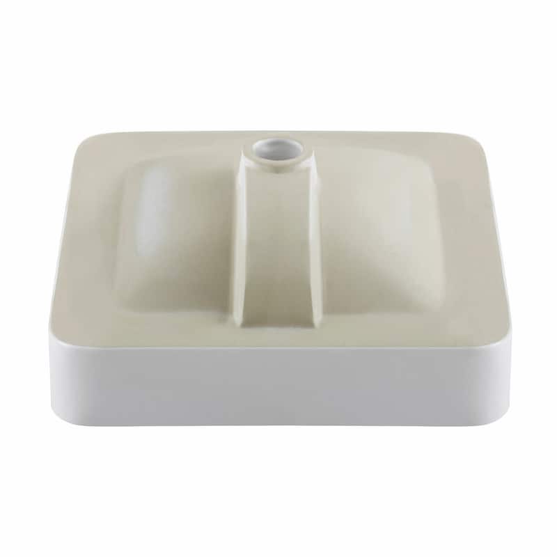 Kraus Elavo 16-1/4" Vitreous China Drop In Bathroom Sink with Overflow