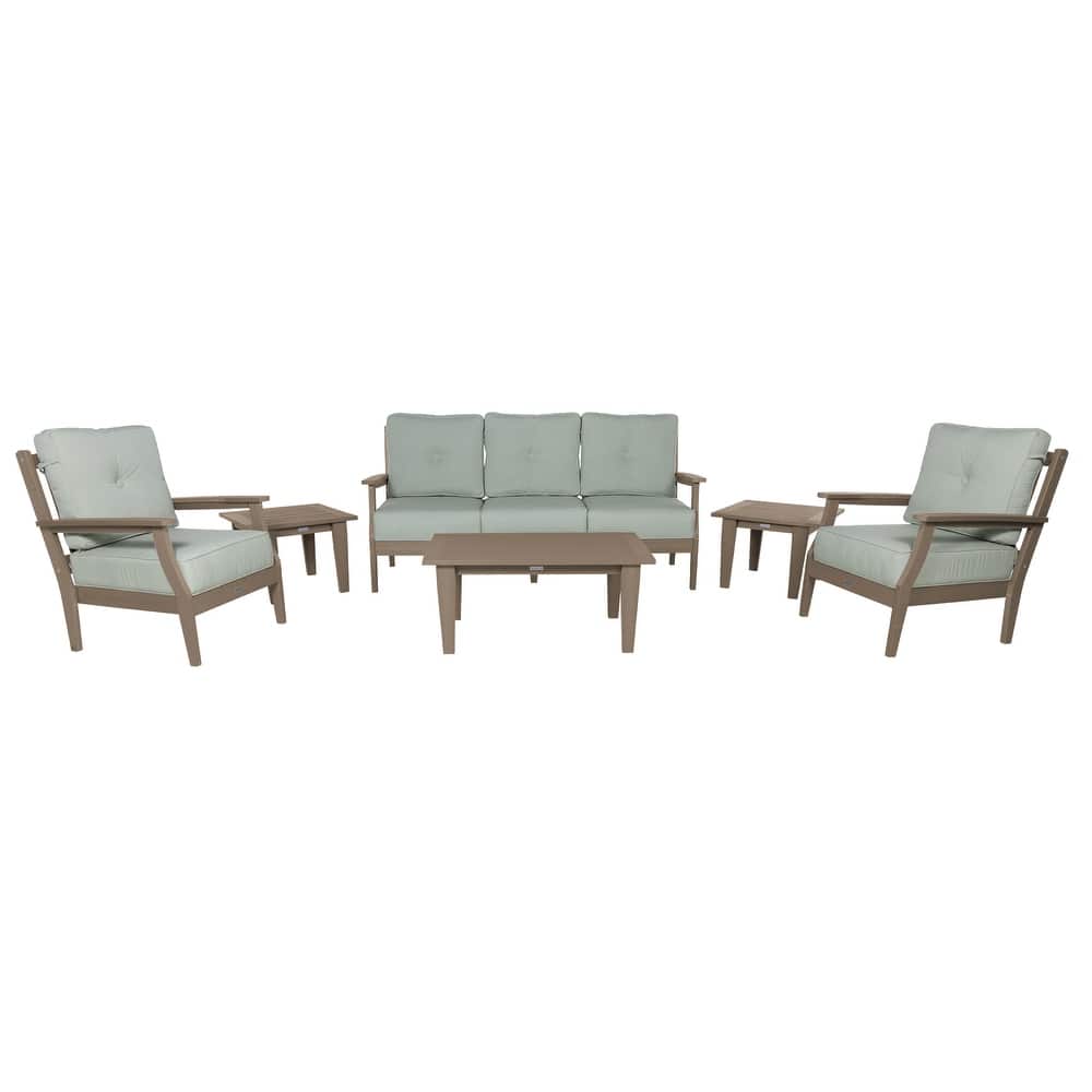 HIGHWOOD Lehigh 6-Piece Couch and Chair Deep Seating Set