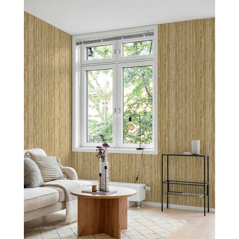 Seabrook Designs Senna Faux Bark Unpasted Wallpaper