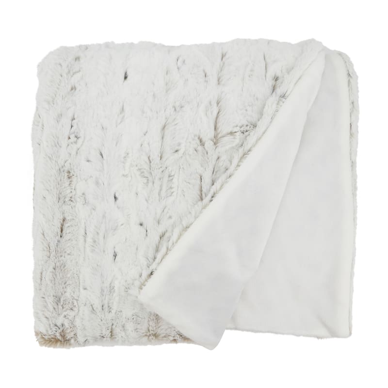 Fluffy Heaven Faux Fur Throw Blanket