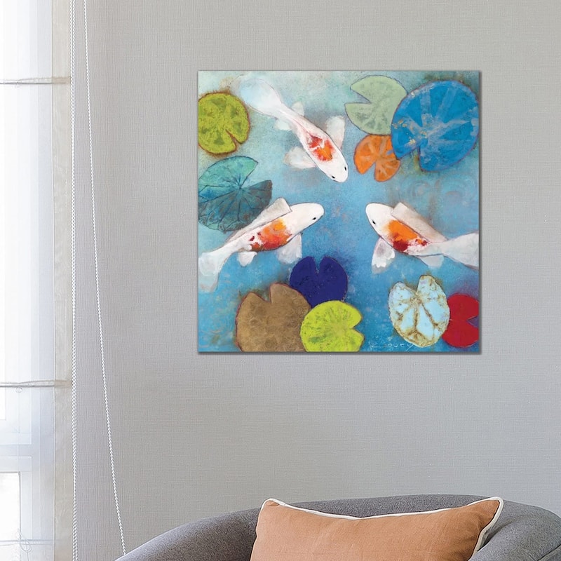 iCanvas "Koi II" by Aleah Koury Canvas Print - 26x26x1.5