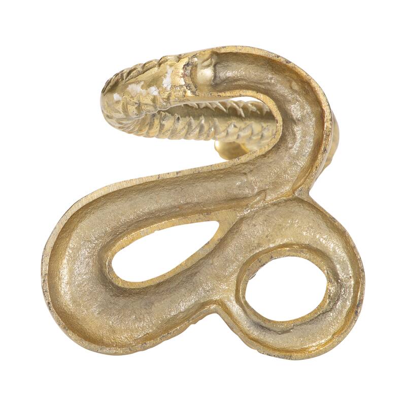 Sagebrook Home Modern Glam Fake Snake Sculpture/Figurine