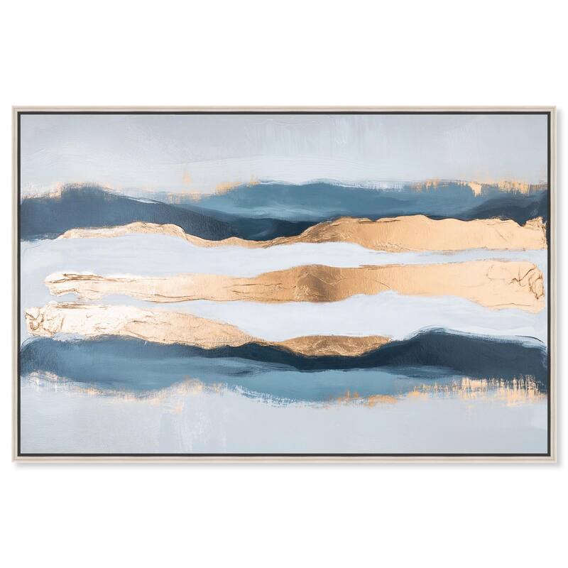 Blue Ridge II Canvas by Art Remedy - Silver - 30" x 20"