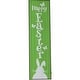 preview thumbnail 5 of 9, Fraser Hill Farm 45-In. HAPPY EASTER Porch Leaner Sign w/Battery-Operated LED Lights, Festive Spring Decoration, Green/White