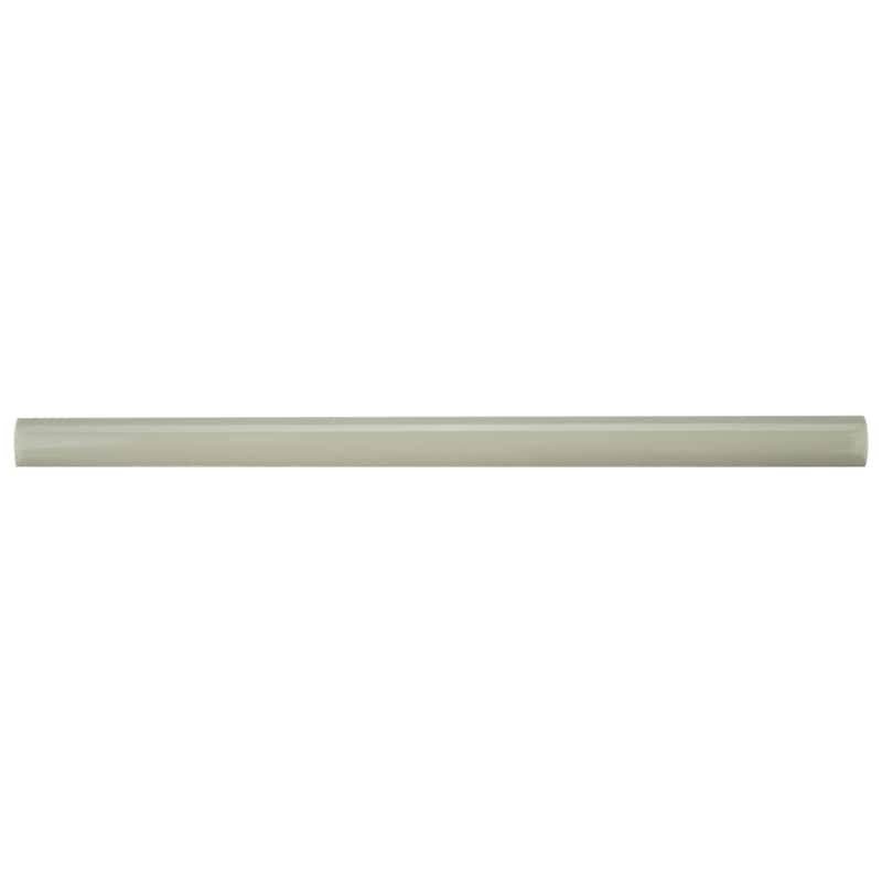 Merola Tile Chester Demi-Bullnose Sage 1/2" x 12" Ceramic Wall Trim - (1 Tile)