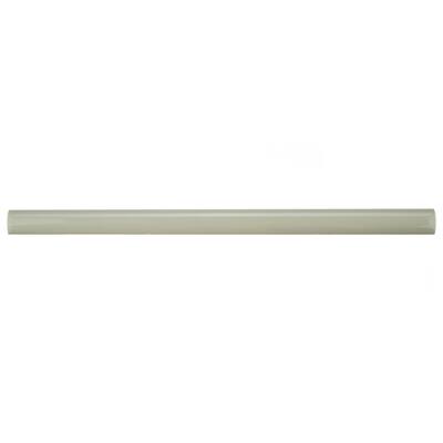 Merola Tile Chester Sage .5" x 12" Ceramic Demi-Bullnose Wall Trim Tile - (1 Tile)