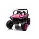preview thumbnail 1 of 3, Kids Ride On Car With 2.4G Remote Control, 12V 4WD Battery Powered Electric Vehicle With Music, Power Display - Pink