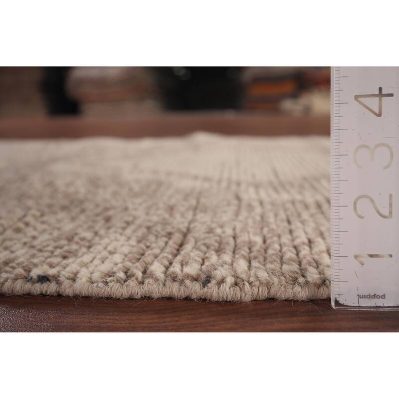 Geometric Moroccan Oriental Accent Rug Handmade Wool Carpet - 2'9"x 5'4"