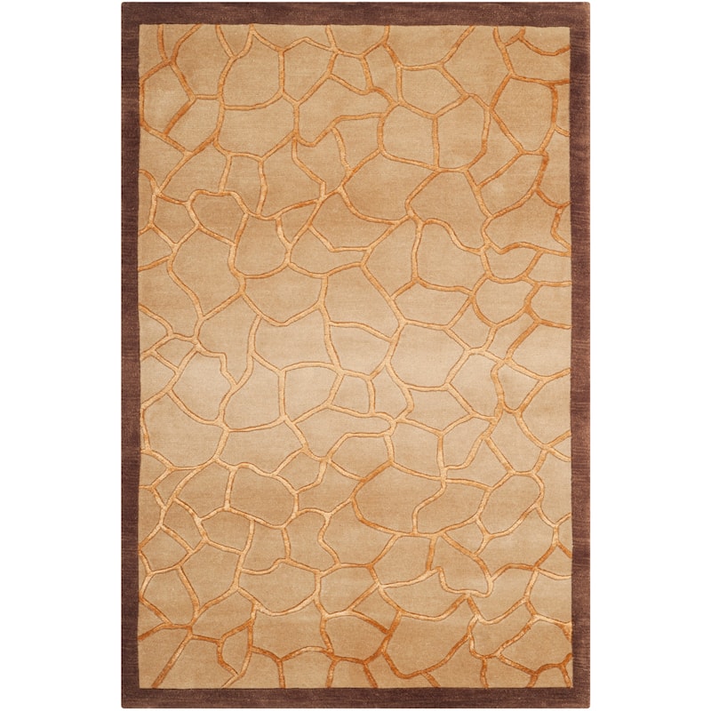 SAFAVIEH Couture Hand-knotted Tibetan Nike Modern Wool Rug