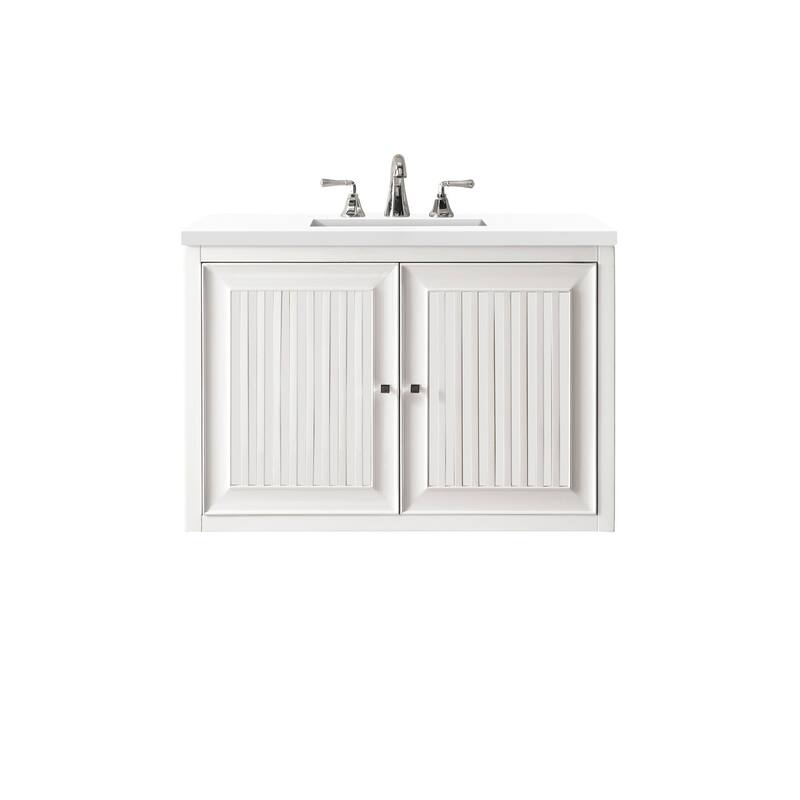 James Martin Vanities E645-V30-3WZ Athens 30" Free Standing Single