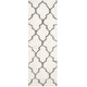 preview thumbnail 33 of 62, SAFAVIEH Handmade Barcelona Shag Attie Polyester Rug 2'3" x 7' Runner - Ivory/Silver - Runner