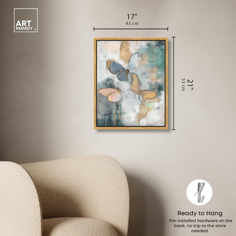 Butterflies Dream II Canvas by Art Remedy