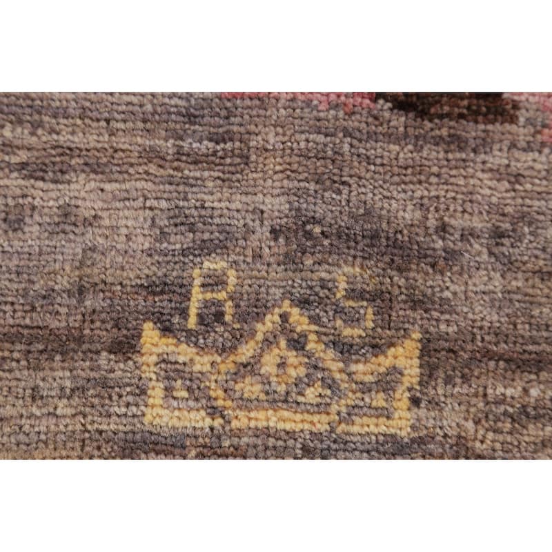 Hand Knotted Oriental 100% Wool Carpet Traditional Animal Pictorial Multi-Colored Art Deco Area Rug - 9' 11'' X 10' 1''