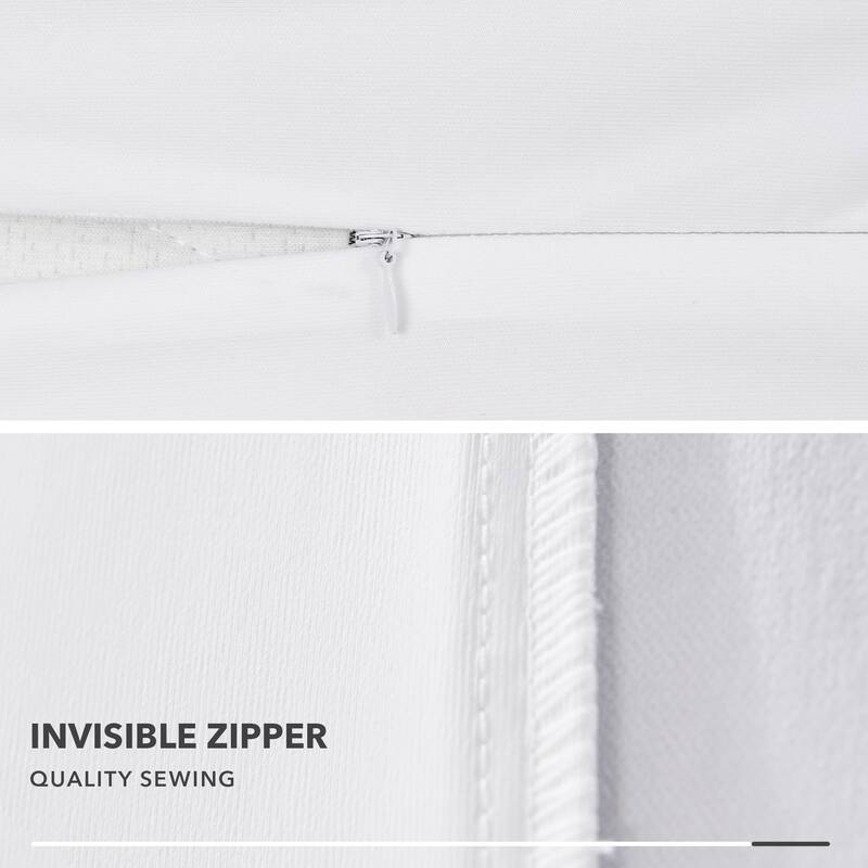 Deconovo Queen Waterproof Mattress Protector Zippered - White