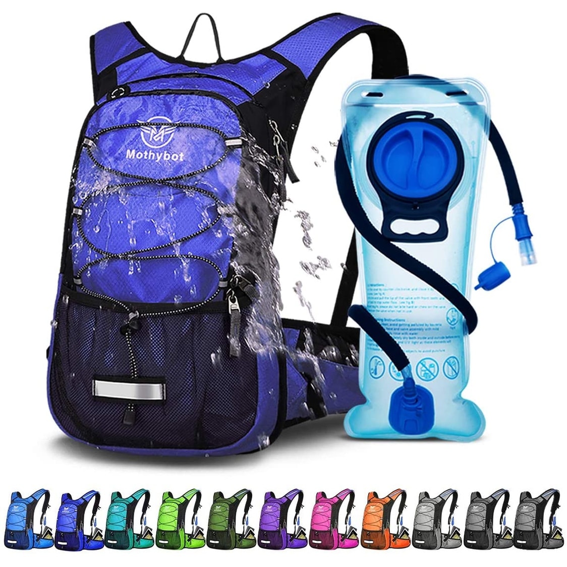 Mothybot Hydration Pack Insulated Hydration Backpack With 2l Bpa Free 10.7x2.44x17.7 Bed Bath Beyond 33706201