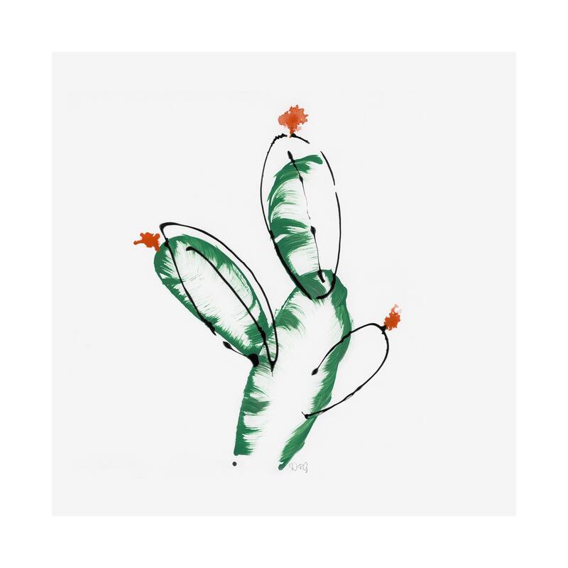 Cactus I (30 x 30) Canvas Art Print - Large