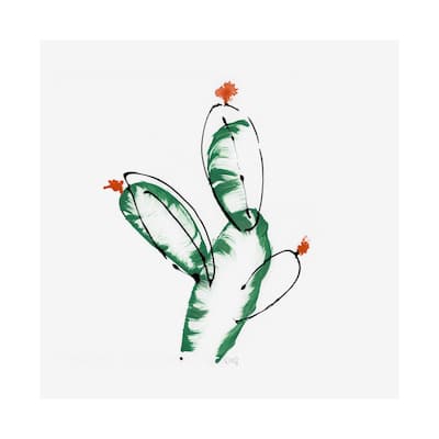 Cactus I (30 x 30) Canvas Art Print