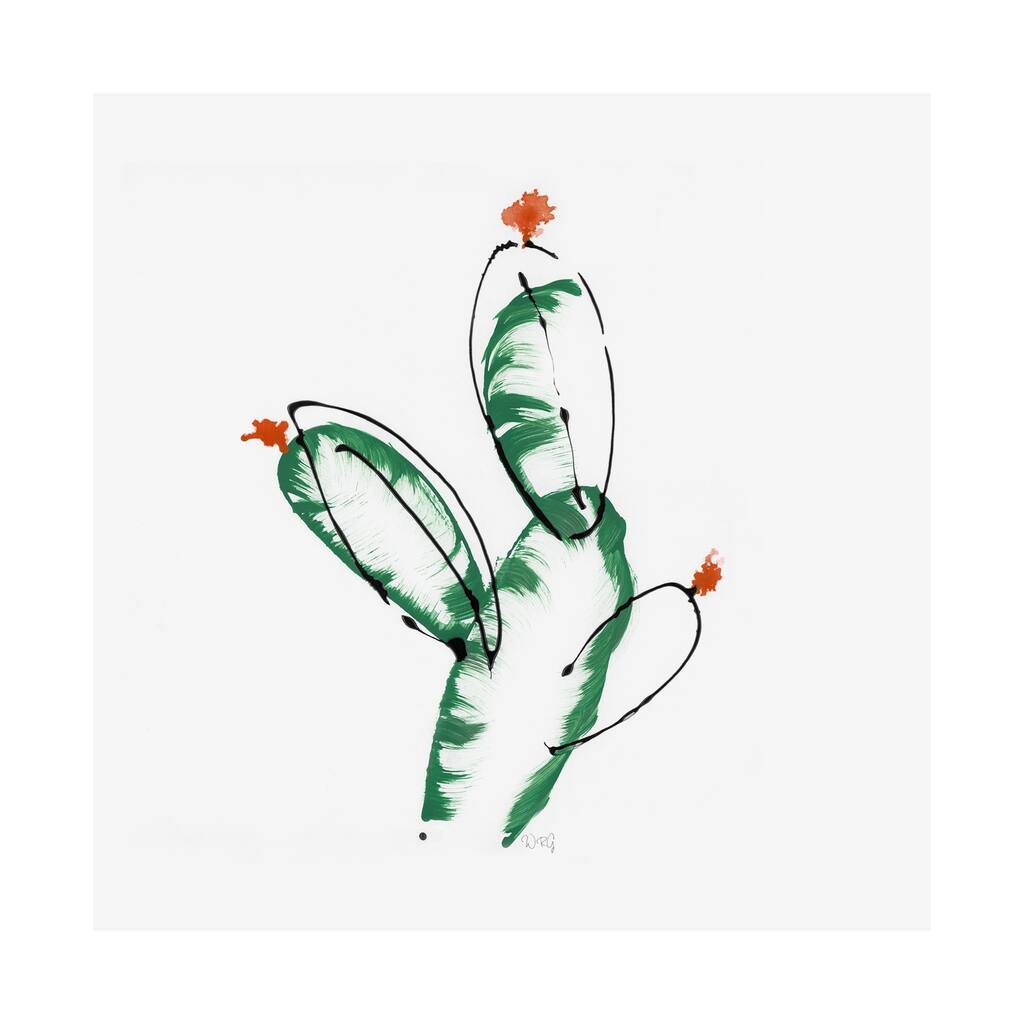 Cactus I (30 x 30) Canvas Art Print