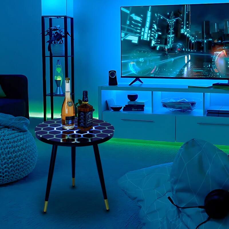 20" Interactive Sensor Table Glowing Side Table - 20" X 20"