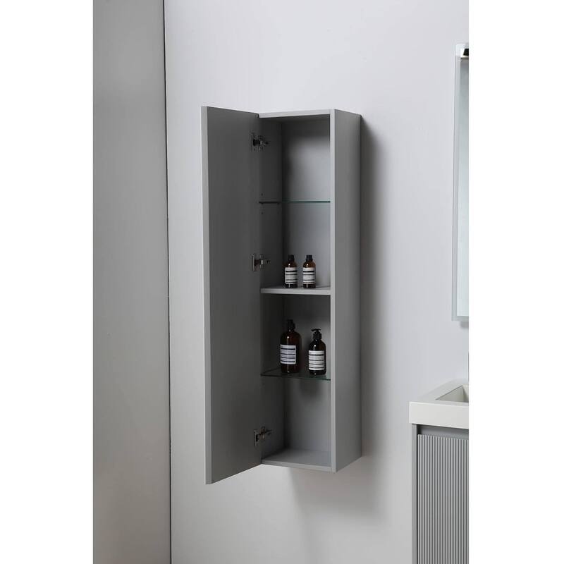 Blossom Positano 24" Floating Vanity with Sink & Side Cabinet