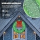 preview thumbnail 12 of 51, Pre-Lit Outdoor Christmas Wreath Decoration