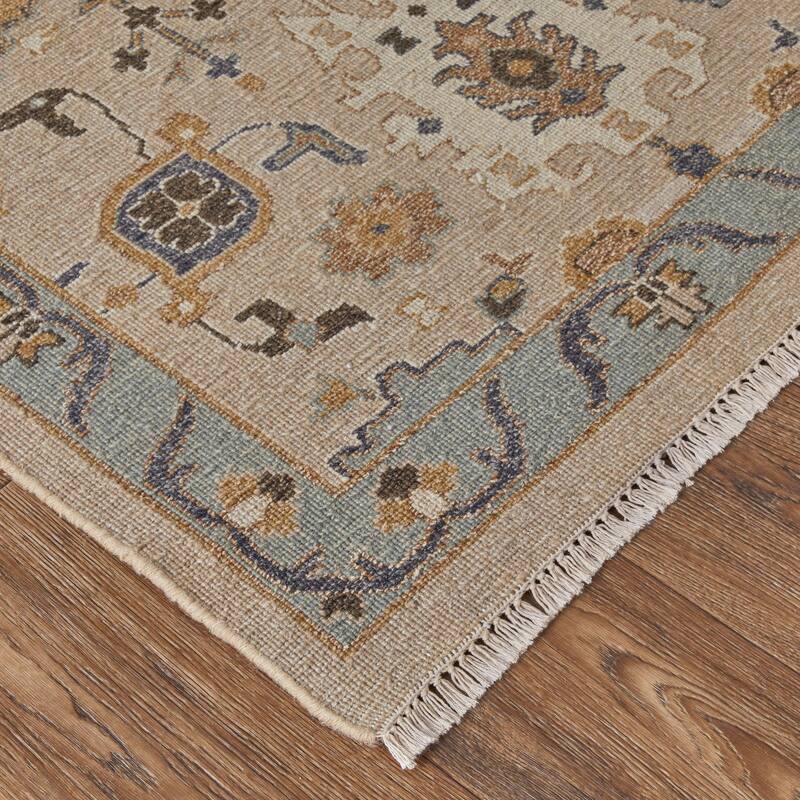 Grand Bazaar Aleska Hand Knotted Oriental Traditional Area Rug