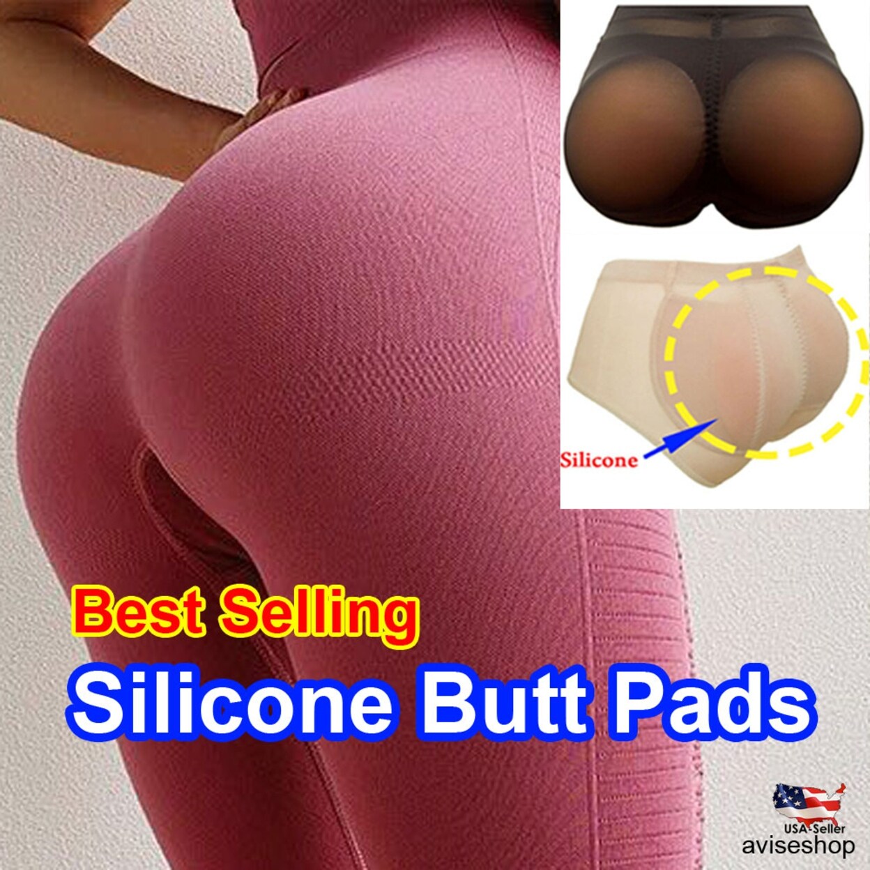 Shop Women Silicone Best Big Butt Hip Up Booty Buttocks Pads Butt Enhancer Body Shaper Panty Overstock 31157648