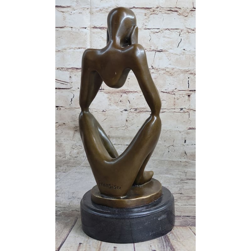 Modern Art - Cubism Sculpture From Francsisci Signed Artwork Figurine Figure