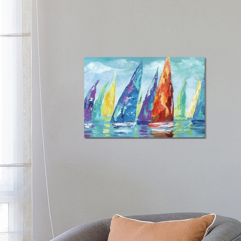 iCanvas "Fine Day Sailing II" by Nan Canvas Print