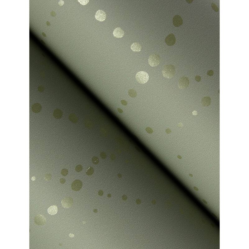 A-Street Prints Alcott Sage Dotted Wallpaper