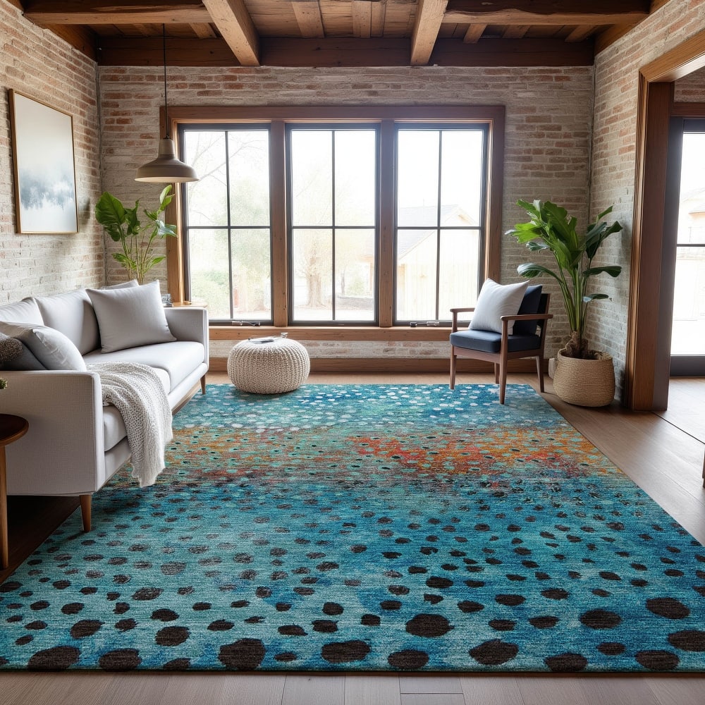 Premium Washable Super Soft Contemporary Ombre Mayfield Rug