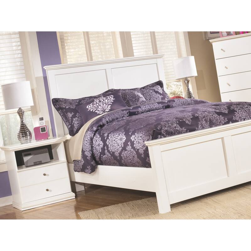 Signature Design by Ashley Bostwick 1-drawer White Nightstand