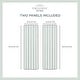 preview thumbnail 6 of 26, ATI Home Belgian Sheer Hidden Tab Top Curtain Panel Pair