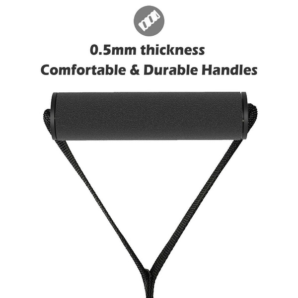Resistance band with on sale handles arm workout