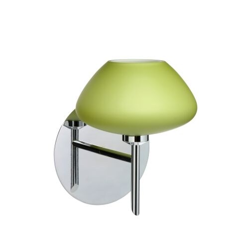 Besa Lighting 1sw 541035 Peri 1 Light Halogen Bathroom Sconce With Besa Lighting 1sw 541035 Peri 1 Light Halogen Bathroom Sconce With Lime Gl Shade Free Shipping Today 19761339