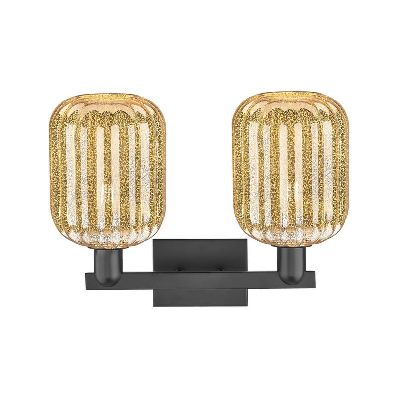 Innovations Lighting Downtown Urban - Preston - 2 Light 16" Jar Shade Bath Vanity Light