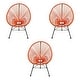 preview thumbnail 12 of 24, Vinyl Cord, Indoor and Outdoor Acapulco Chair - Set of 3