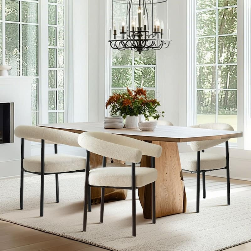 Upholstered Chairs (Set of 4) - Beige