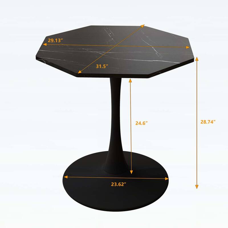 Modern Octagonal Table,Perfect for Various Home Settings