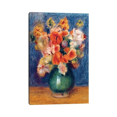 iCanvas "Bouquet, c.1900" by Pierre-Auguste Renoir Canvas Print