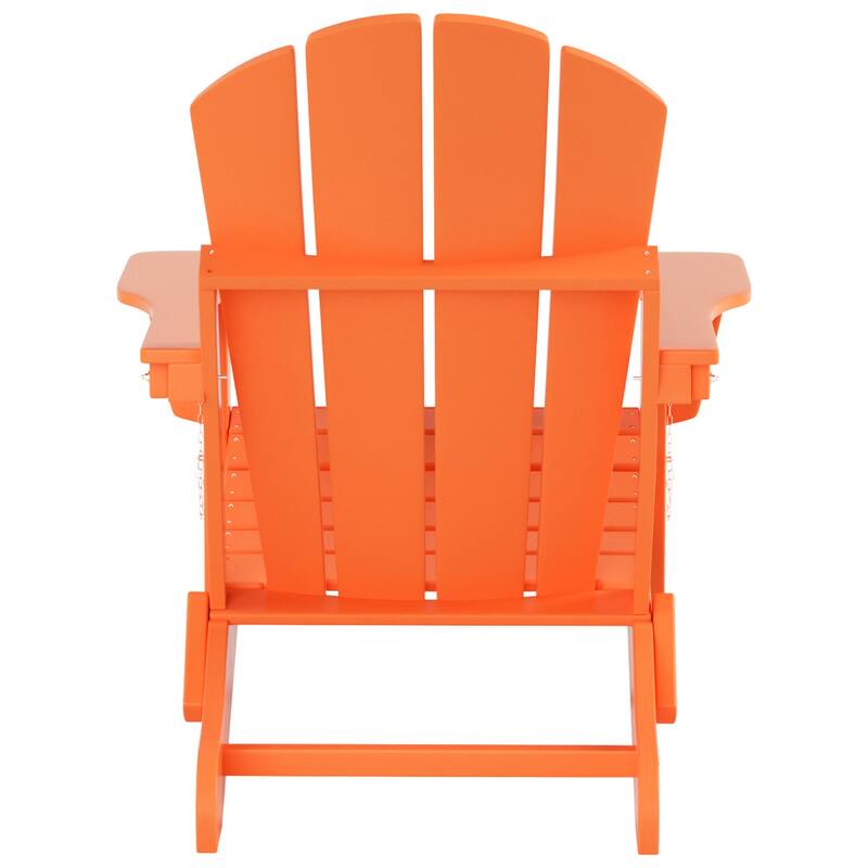 POLYTRENDS Laguna Outdoor Eco-Friendly Poly Folding Adirondack Chair (Set of 2)