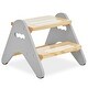 preview thumbnail 8 of 24, Dream On Me JPMA Certified Skyward Multipurpose Kids Step Stool with Anti-Slip Base