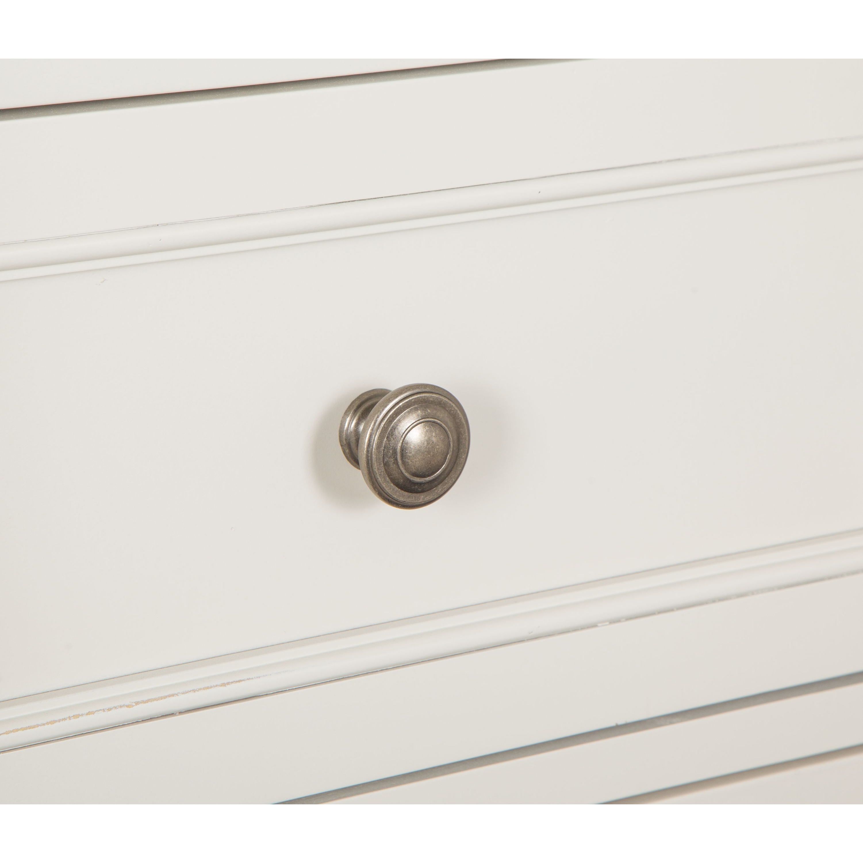 Magnussen Home Willowbrook Egg Shell White with Slight Rub Through Door Chest