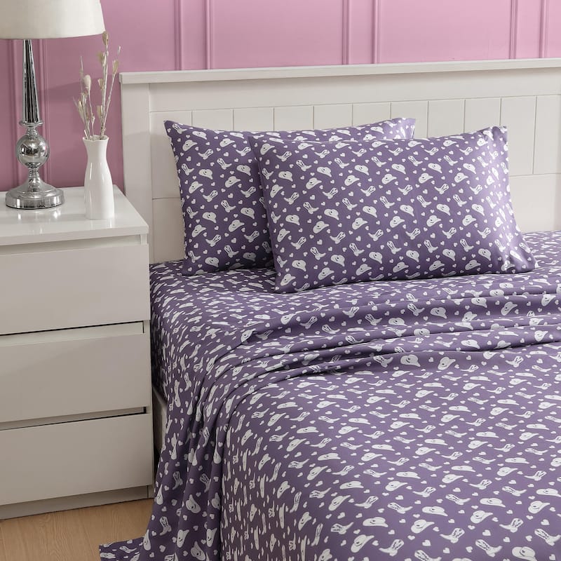 Betsey Johnson Printed Novelty Sheet Sets