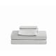 preview thumbnail 25 of 23, Vince Camuto Solid 400TC Percale 4 Piece Sheet Set Light Grey - Full