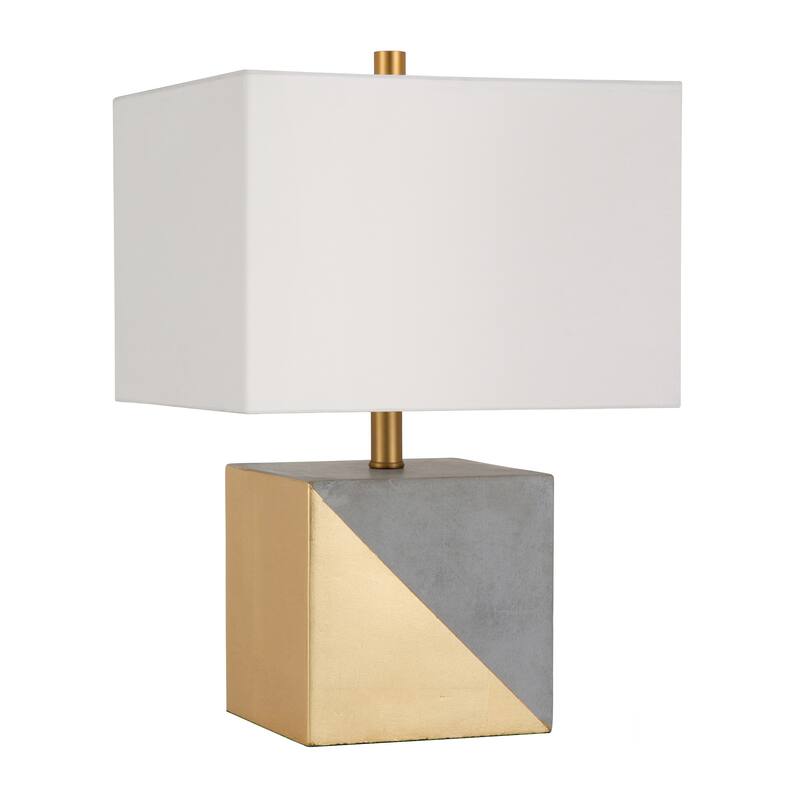 Carson Carrington Saitaniemi Gold Dipped Concrete Table Lamp